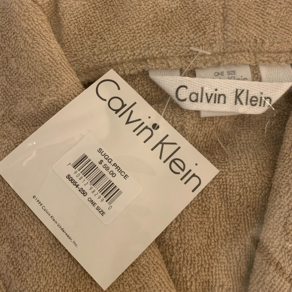 Calvin Klein bathrobe NWT